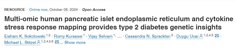 多組分人胰島內(nèi)質(zhì)網(wǎng)和細(xì)胞因子應(yīng)激反應(yīng)圖譜提供了2型糖尿病的遺傳見解
多組分人胰島內(nèi)質(zhì)網(wǎng)和細(xì)胞因子應(yīng)激反應(yīng)圖譜提供了2型糖尿病的遺傳見解