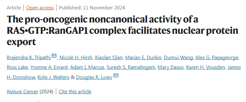 RanGAP1復合物促進核蛋白輸出