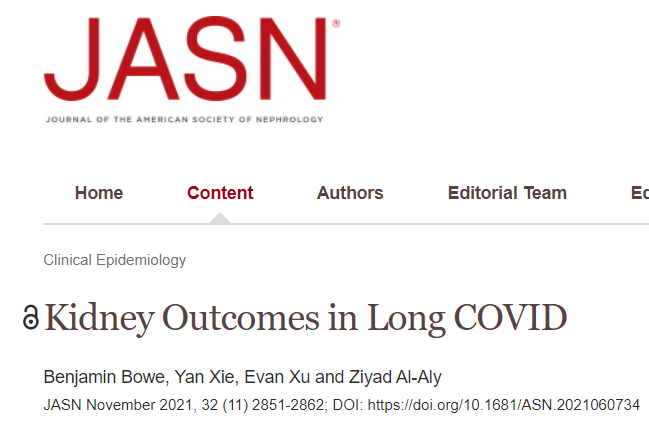 研究表明新冠感染者表現(xiàn)出更高的急性腎損傷風(fēng)險