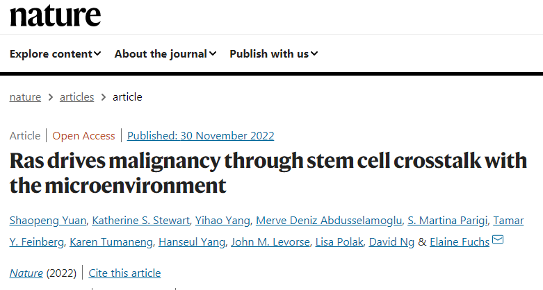 突變的基因會引發(fā)惡性干細胞與其周圍組織之間日益偏離的錯誤溝通反饋循環(huán)