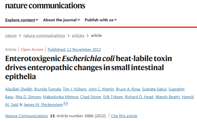 研究發(fā)現(xiàn)大腸桿菌會(huì)破壞腸道，導(dǎo)致?tīng)I(yíng)養(yǎng)不良和發(fā)育不良