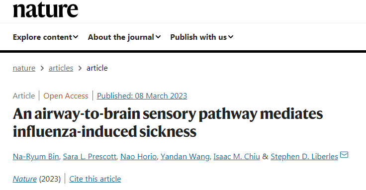 新研究闡明了大腦是如何意識到體內有感染的 新研究闡明了大腦是如何意識到體內有感染的